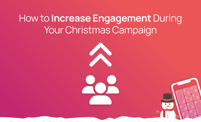 Christmas campaign engagement strategies with digital advent calendar example