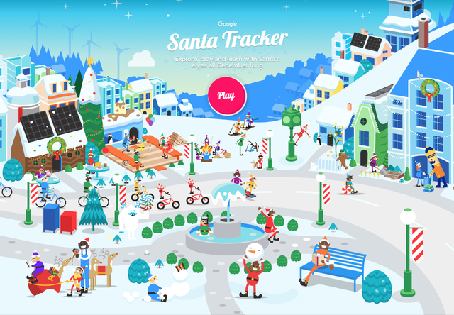 google santa tracker