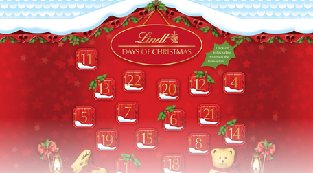 Lindt online christmas advent calendar