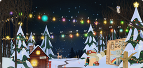 A bespoke online advent calendar