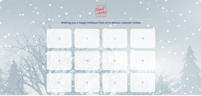 An online builder advent calendar example.