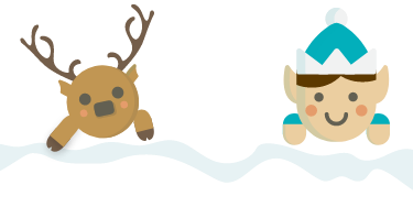 Raindeer And Elf